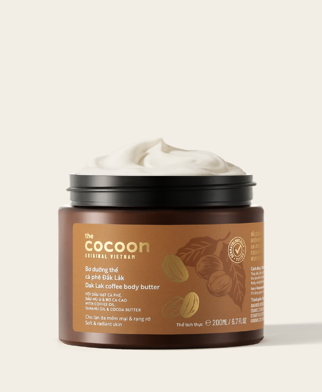 Dak Lak Coffee Body Butter - 100% Vegan Cosmetics