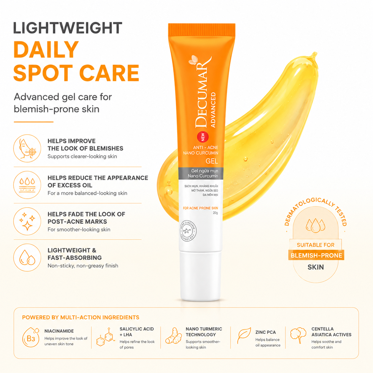 Decumar Advanced Anti-Acne Gel Cream (Pre-order available in 15 days)