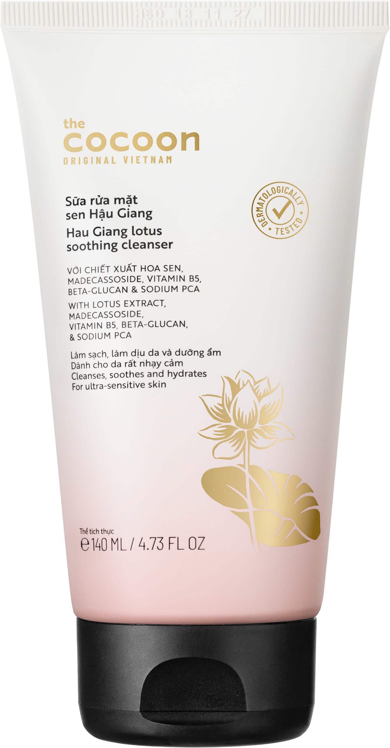 Hau Giang Lotus Soothing Cleanser - 100% Vegan Cosmetics