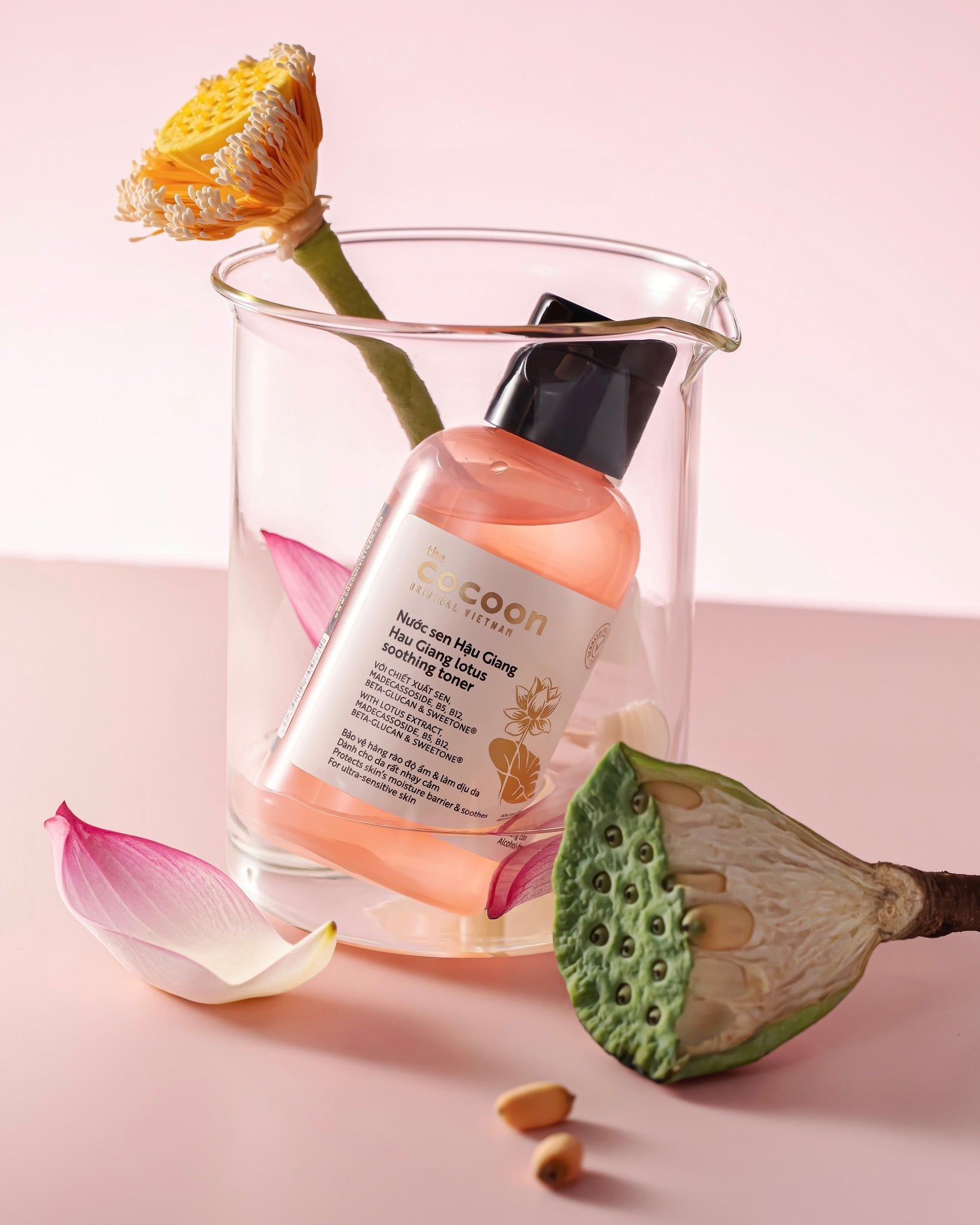 Hau Giang Lotus Soothing Toner - 100% Vegan Cosmetics