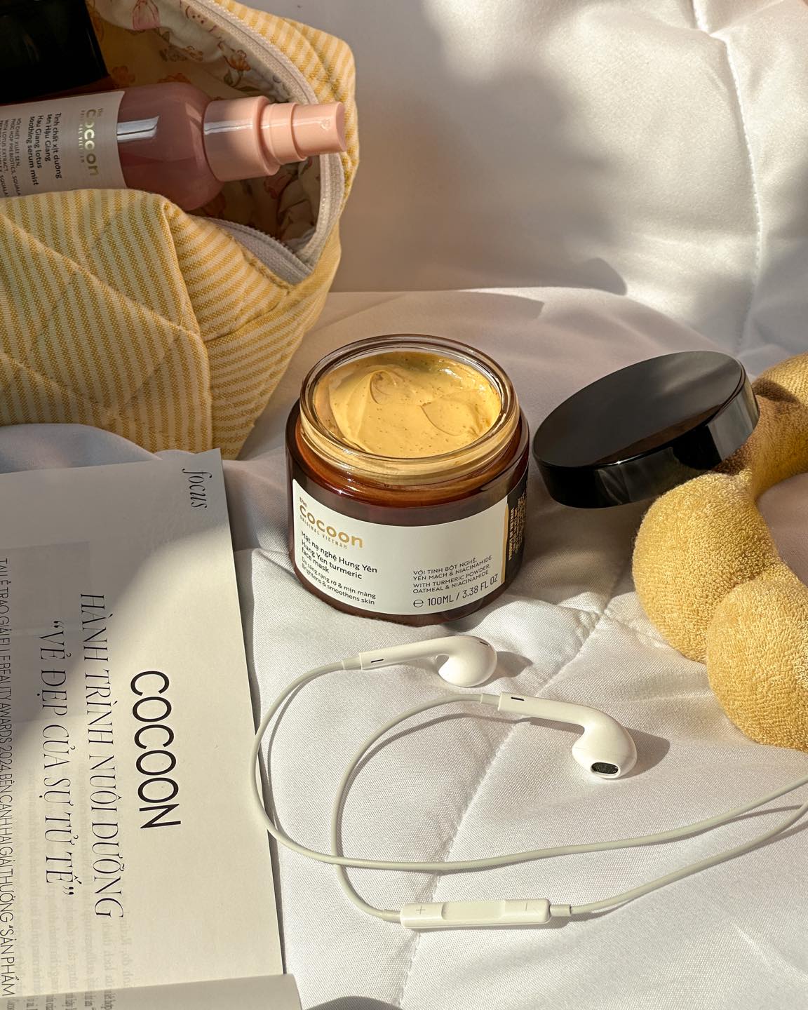 Cocoon Hung Yen Turmeric Face Mask - 100% Vegan Cosmetics