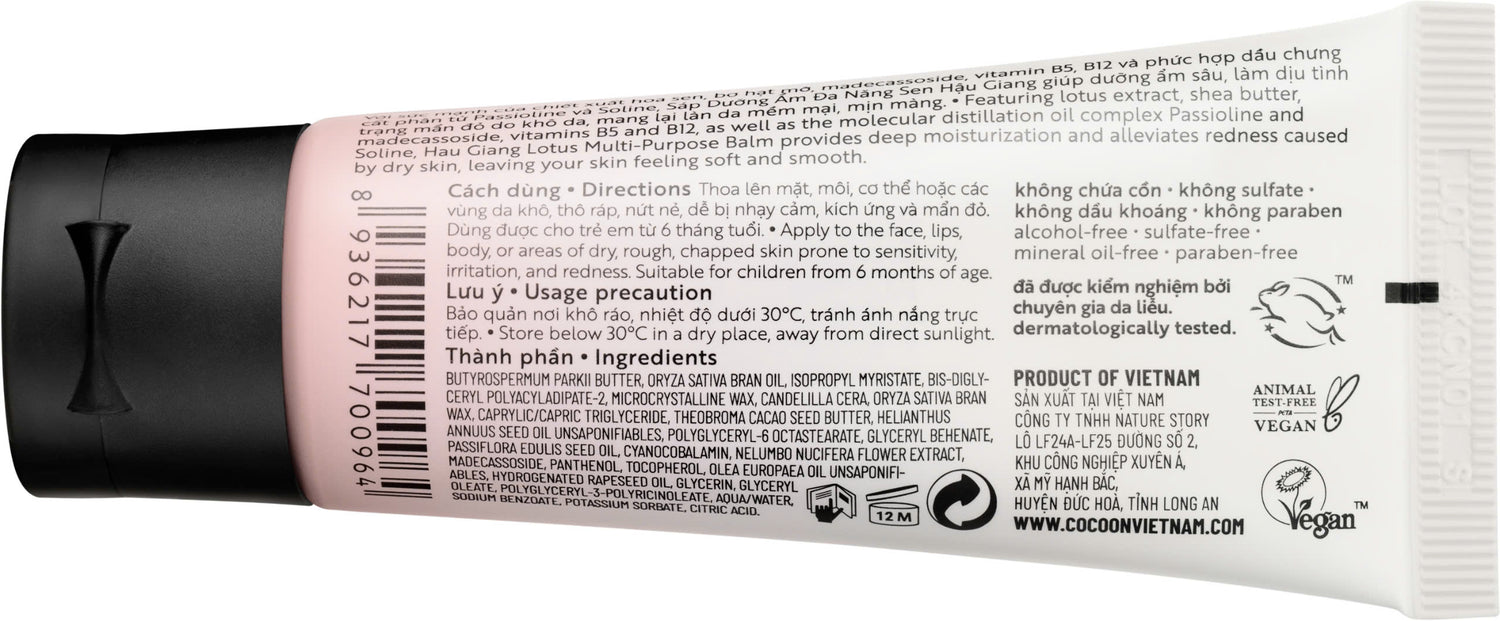 Hau Giang Lotus Multi-purpose Balm - 100% Vegan Cosmetics