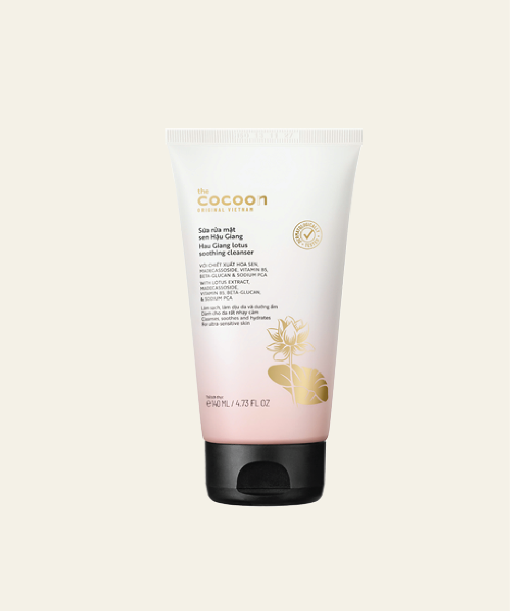 Hau Giang Lotus Soothing Cleanser - 100% Vegan Cosmetics