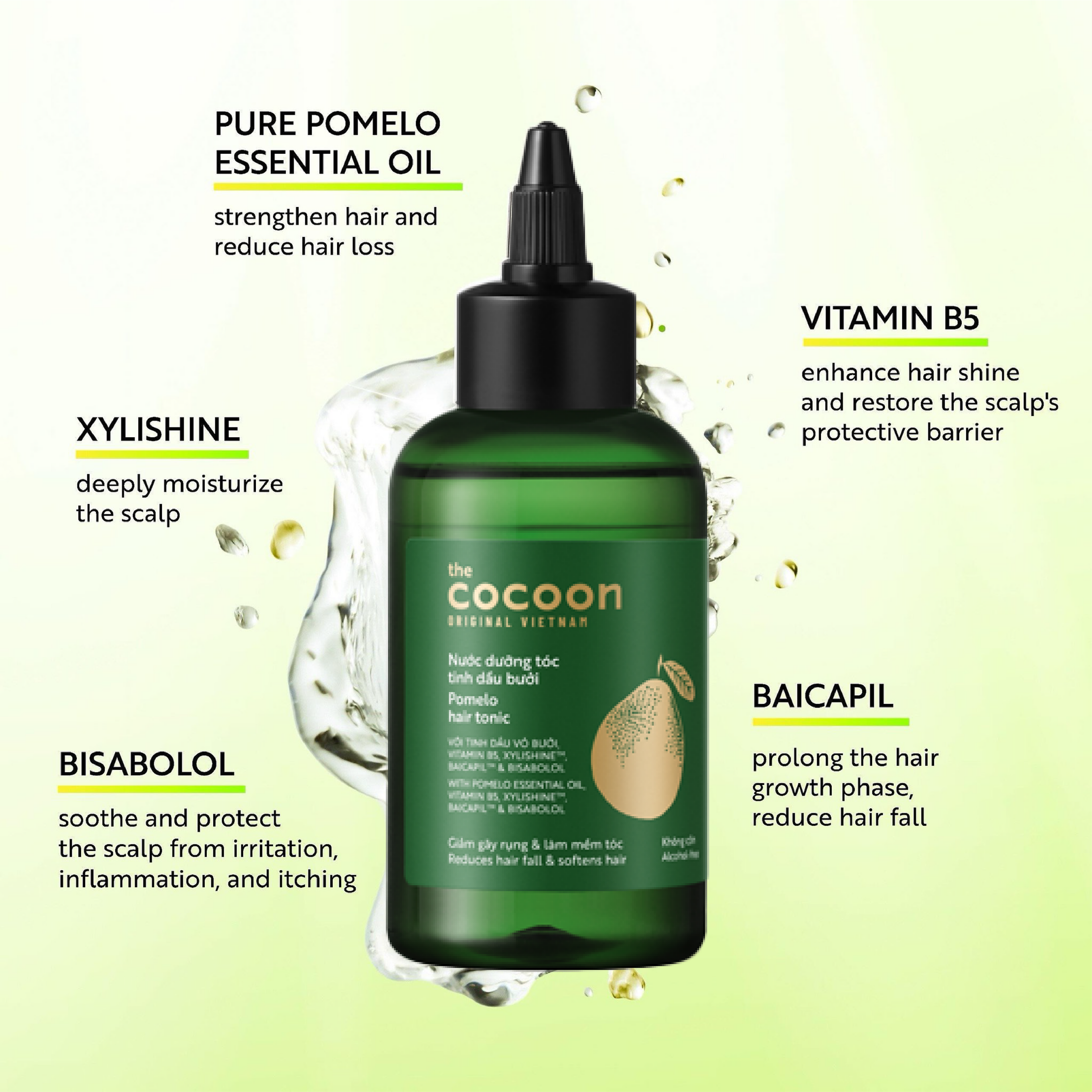 Pomelo Hair Tonic - 100% Vegan Cosmetics