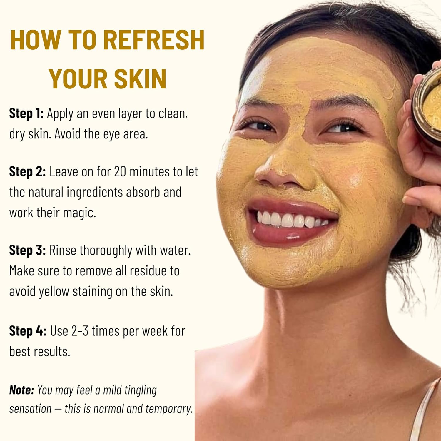 Cocoon Hung Yen Turmeric Face Mask - 100% Vegan Cosmetics