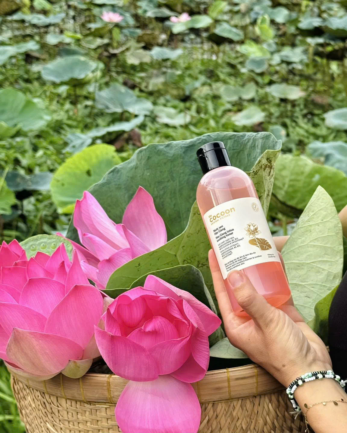 Hau Giang Lotus Soothing Toner - 100% Vegan Cosmetics