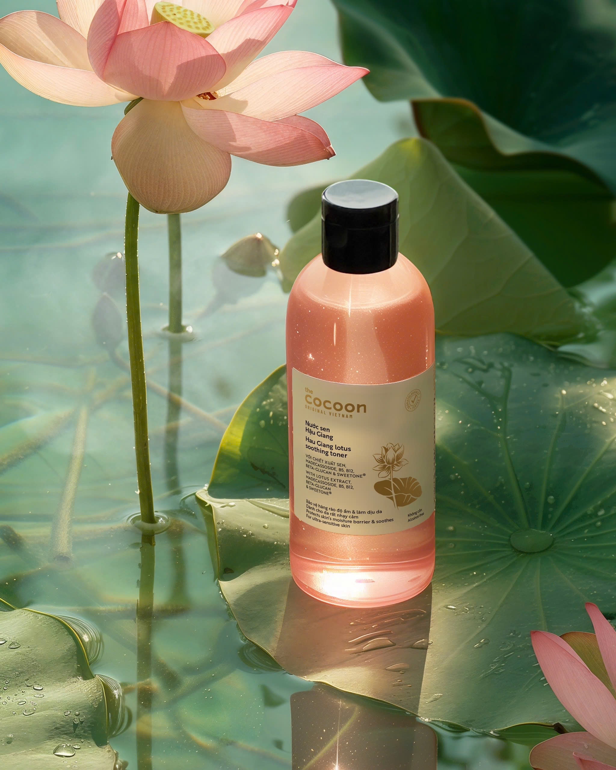 Hau Giang Lotus Soothing Toner - 100% Vegan Cosmetics