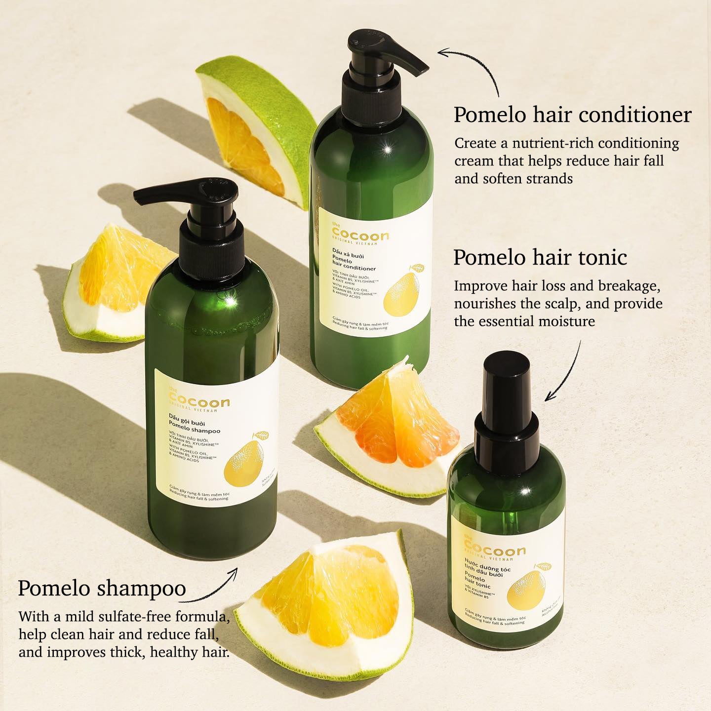 Pomelo shampoo refill 500ml - 100% Vegan Cosmetics