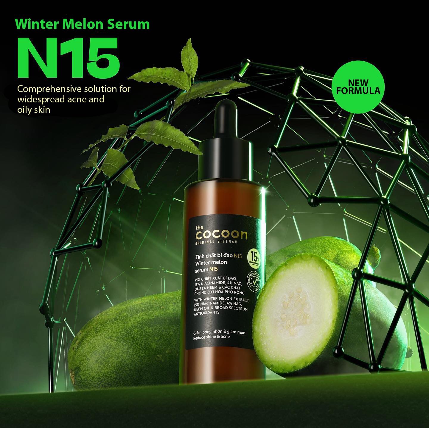 Winter Melon Serum N15 - 100% Vegan Cosmetics