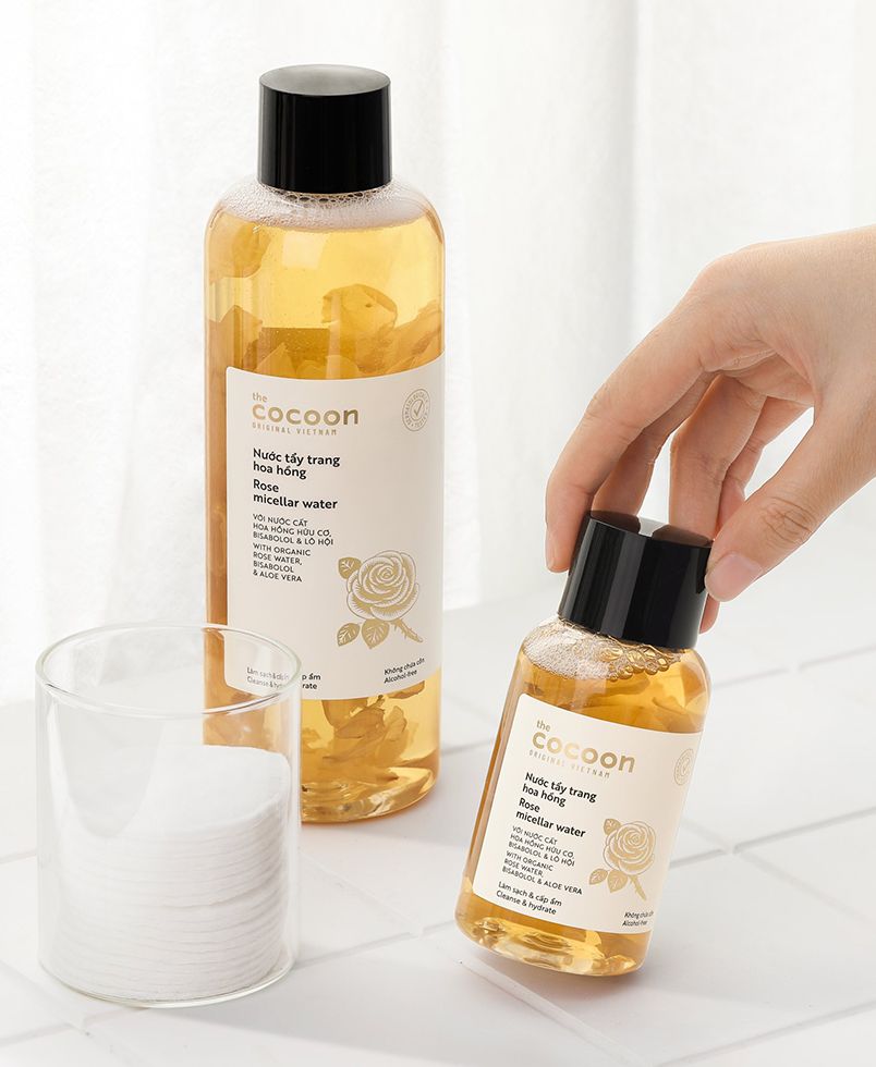 Rose bi-phase micellar water 140ml - 100% Vegan Cosmetics