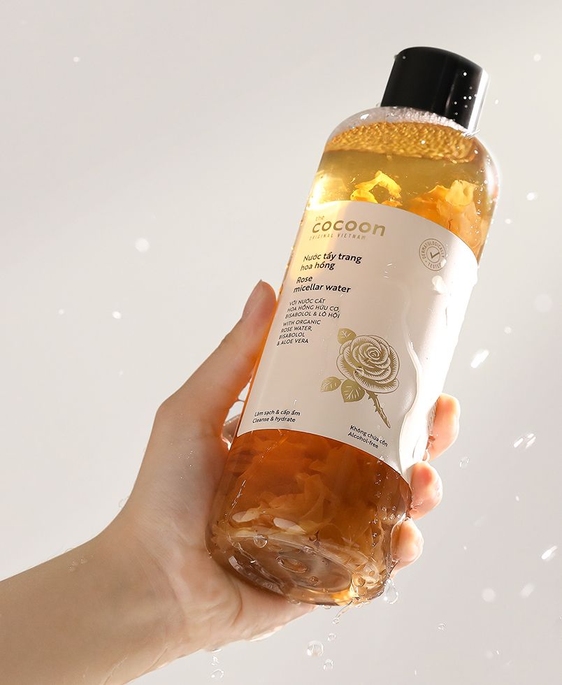 Rose bi-phase micellar water 140ml - 100% Vegan Cosmetics