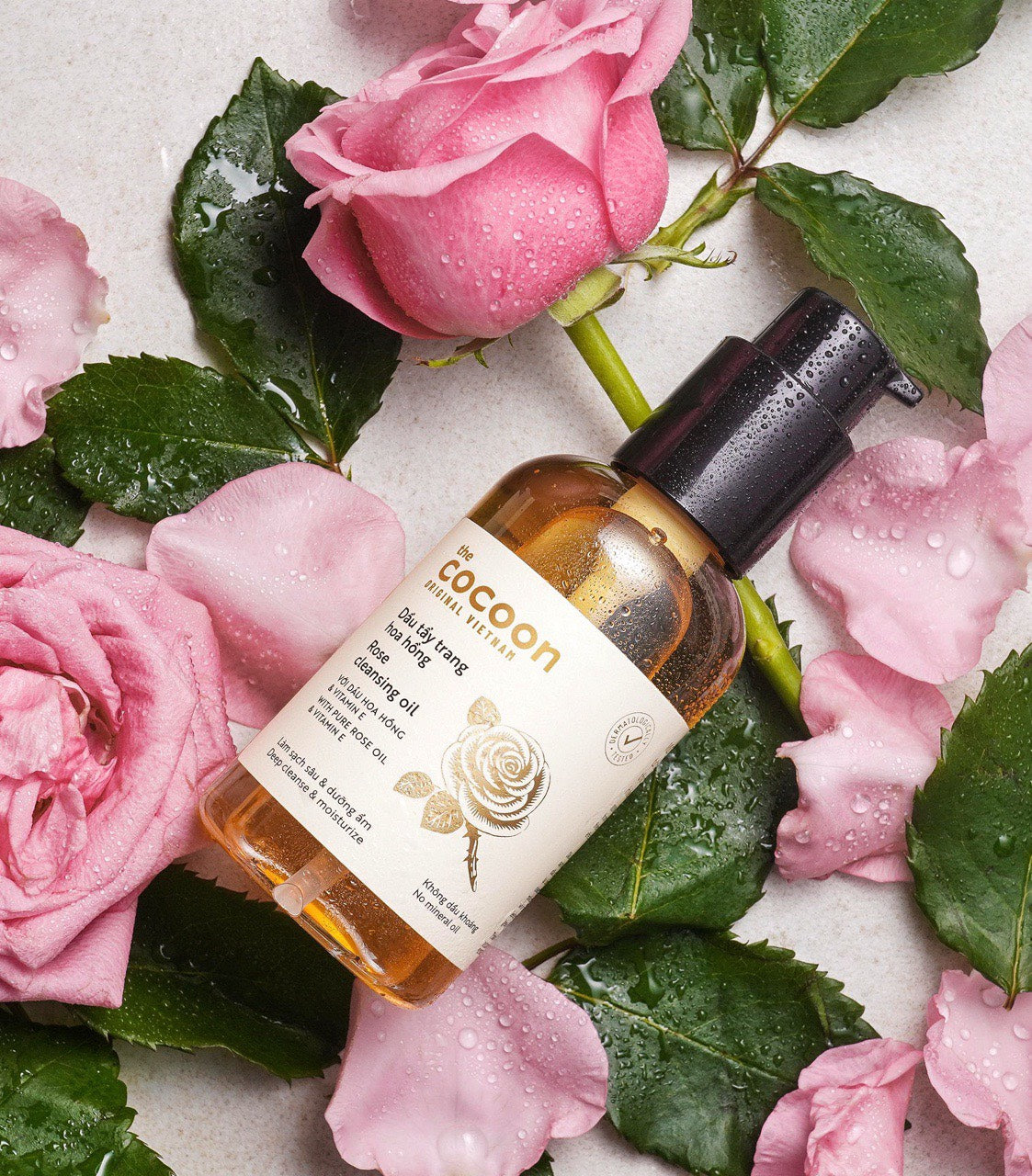 Rose Cleansing Oil - 100% Vegan Cosmetics