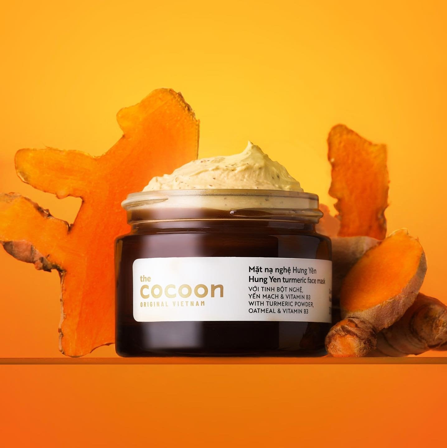 Cocoon Hung Yen Turmeric Face Mask - 100% Vegan Cosmetics