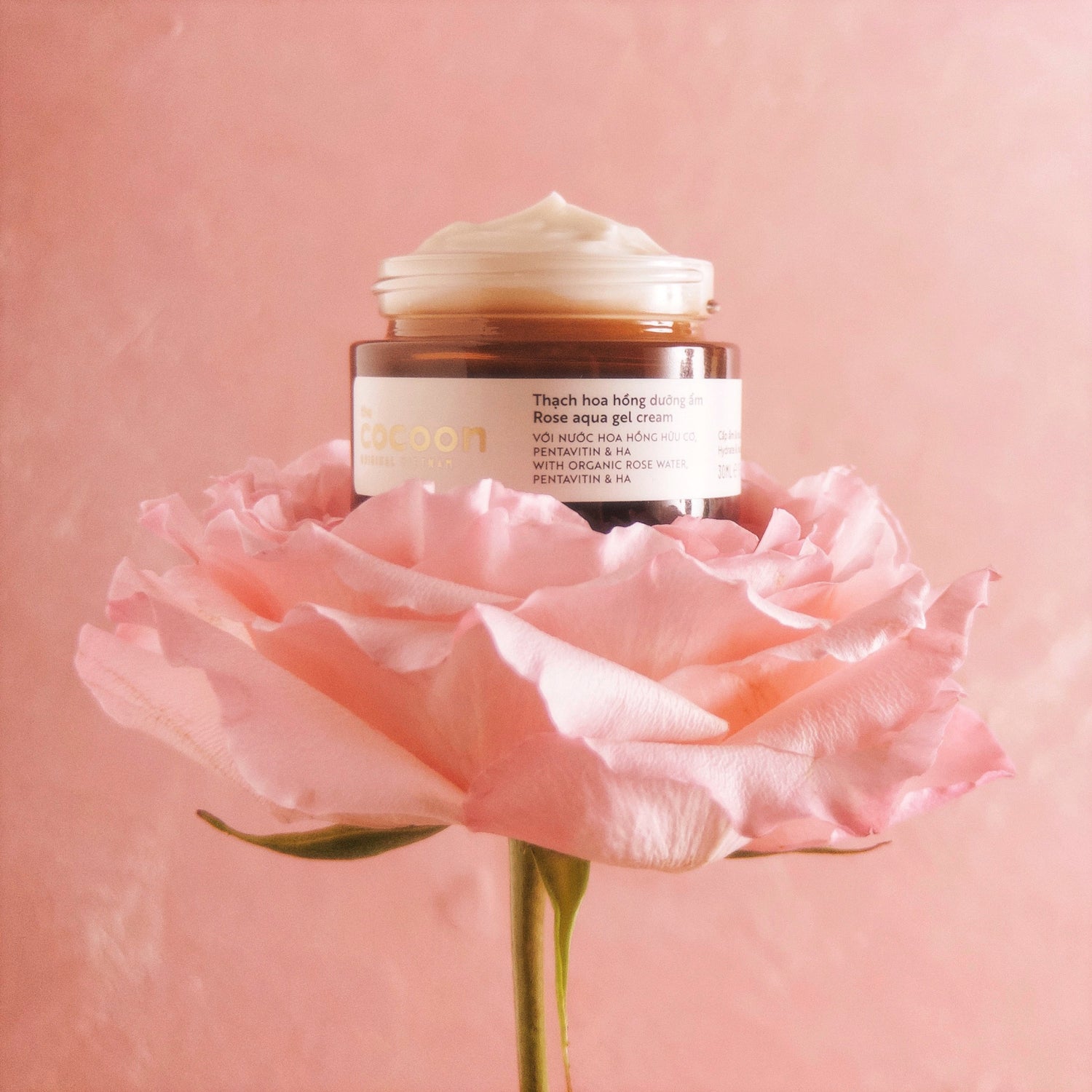 Rose Aqua Gel Cream - 100% Vegan Cosmetics