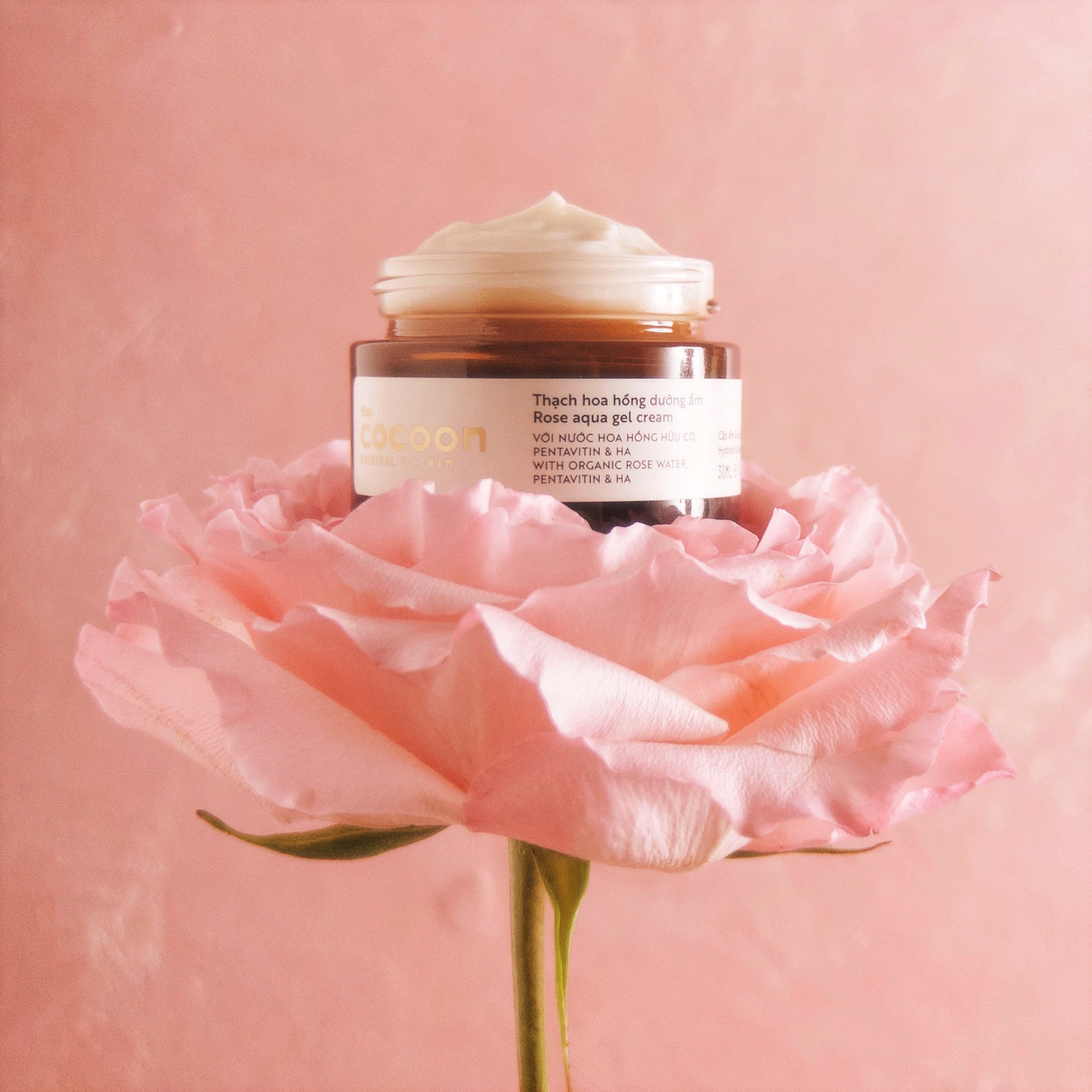 Rose Aqua Gel Cream - 100% Vegan Cosmetics