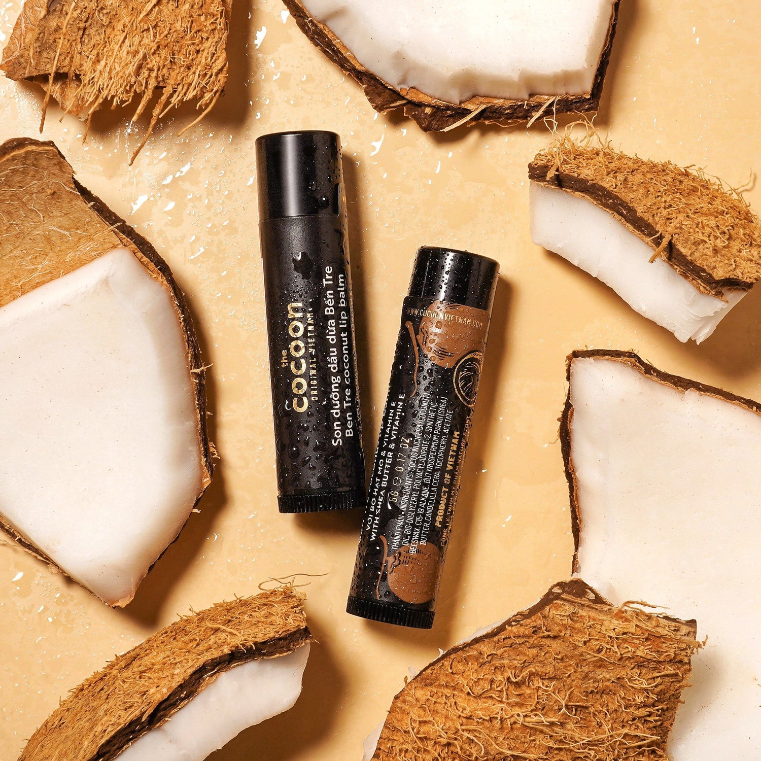 Ben Tre Coconut Lip Balm - 100% Vegan Cosmetics