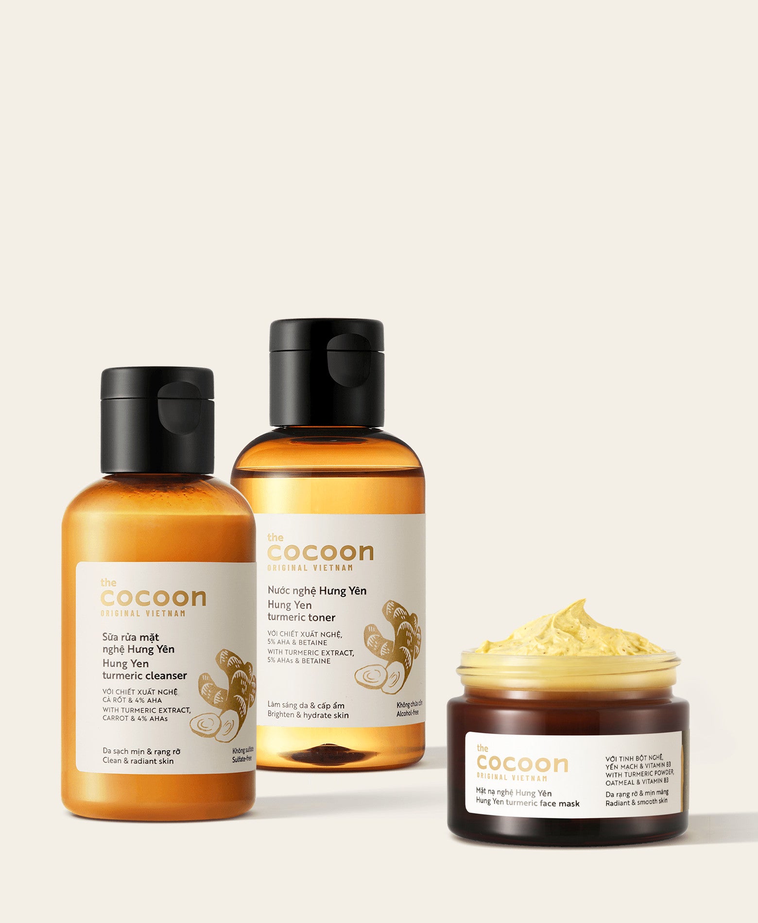 Hung Yen Turmeric Face Mask - 100% Vegan Cosmetics
