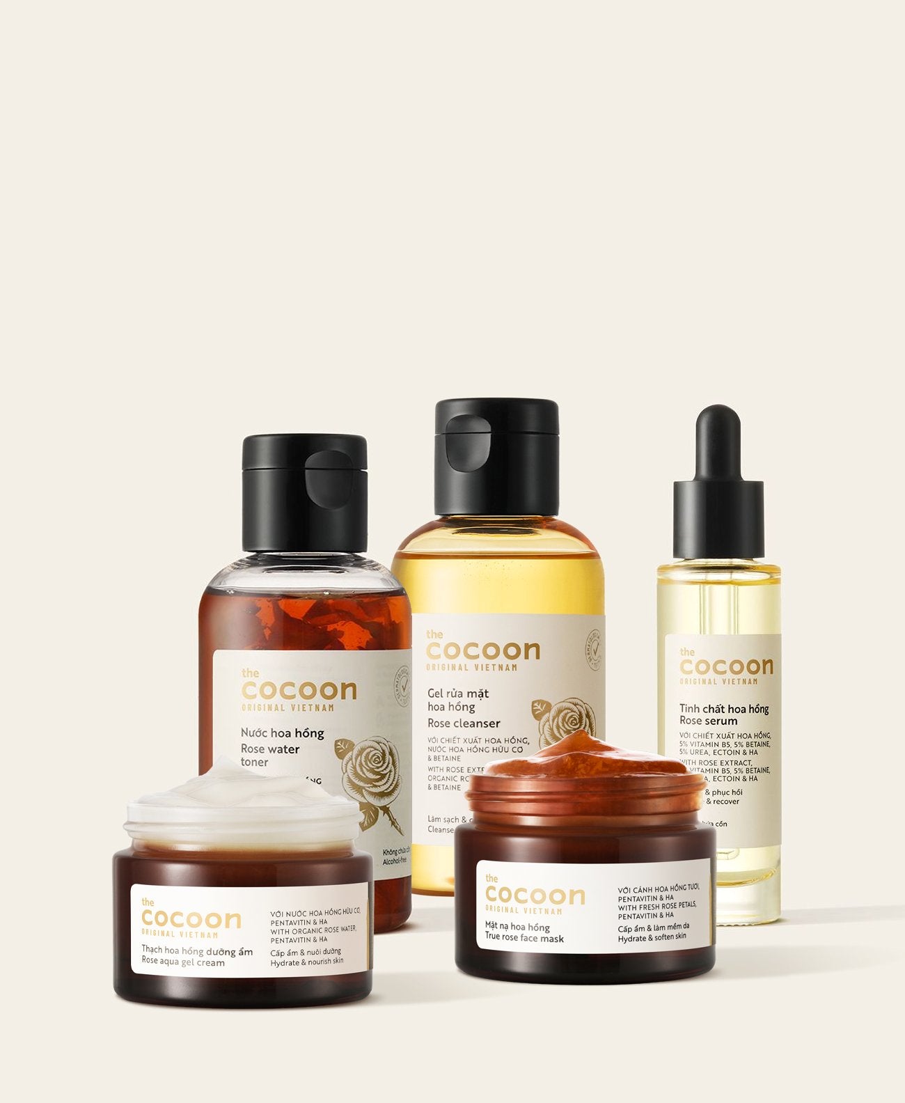 True Rose Face Mask - 100% Vegan Cosmetics