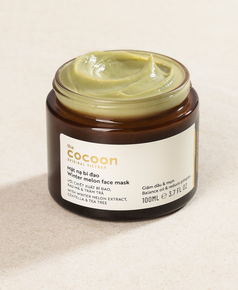 Cocoon Winter Melon Face Mask - 100% Vegan Cosmetics
