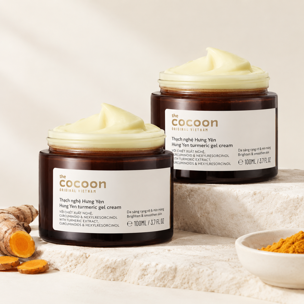 B1G1 Cocoon Hung Yen Turmeric Gel Cream 100ml - 100% vegan cosmetic