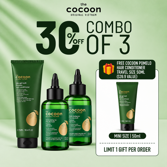 Cocoon Pomelo Hair Conditioner 310ml - 100% Vegan Cosmetics