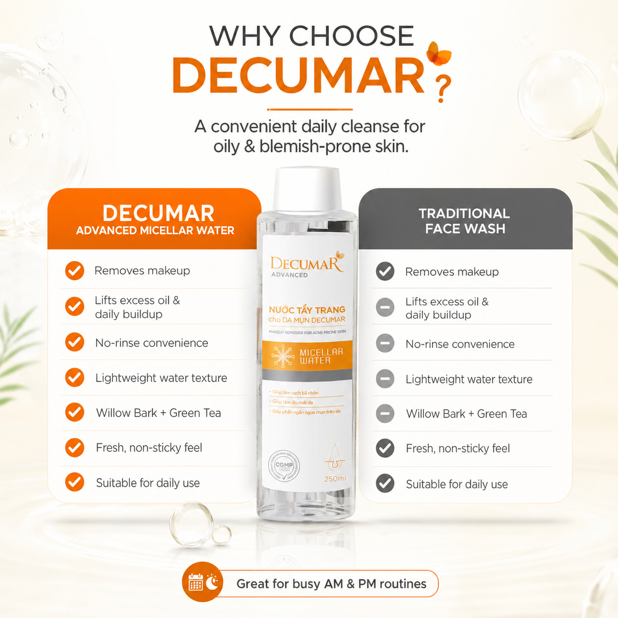 Decumar Advanced Makeup Remover For Acne Skin