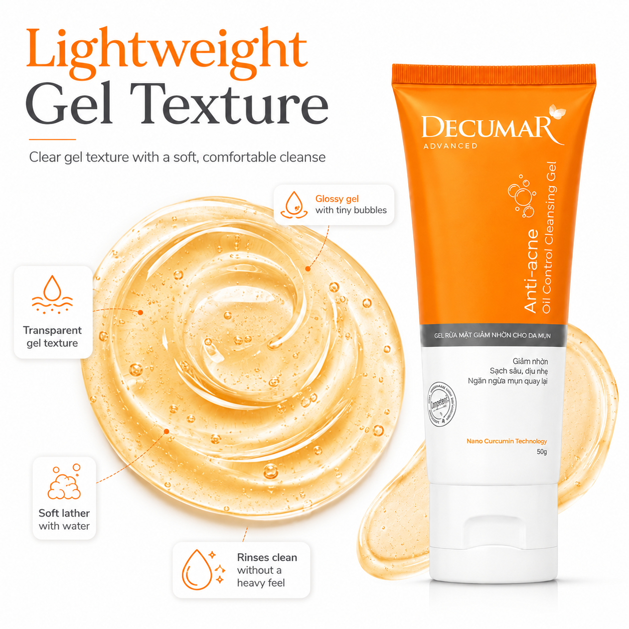 Decumar Advanced Anti-Acne Control Cleasing 50g