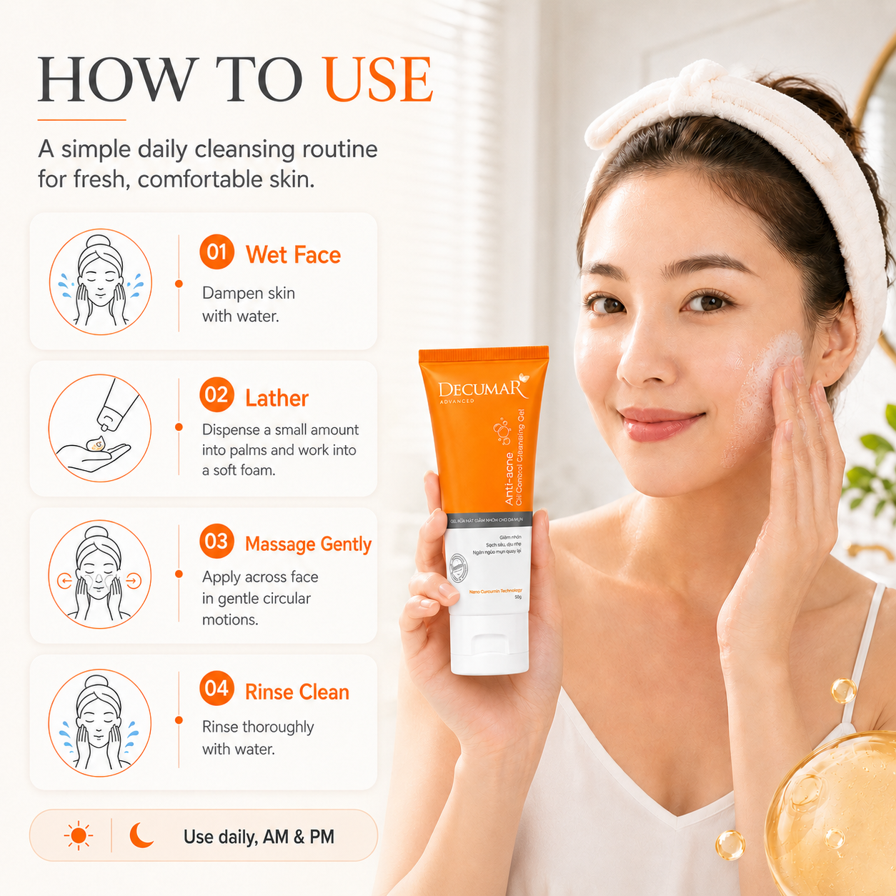 Decumar Advanced Anti-Acne Control Cleasing 50g