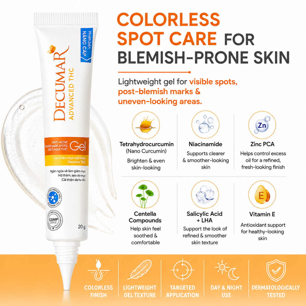 Decumar THC Anti-Acne Gel Cream