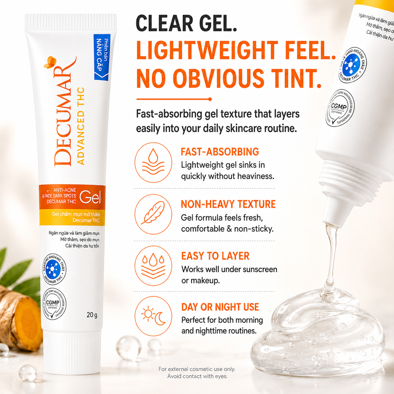 Decumar THC Anti-Acne Gel Cream
