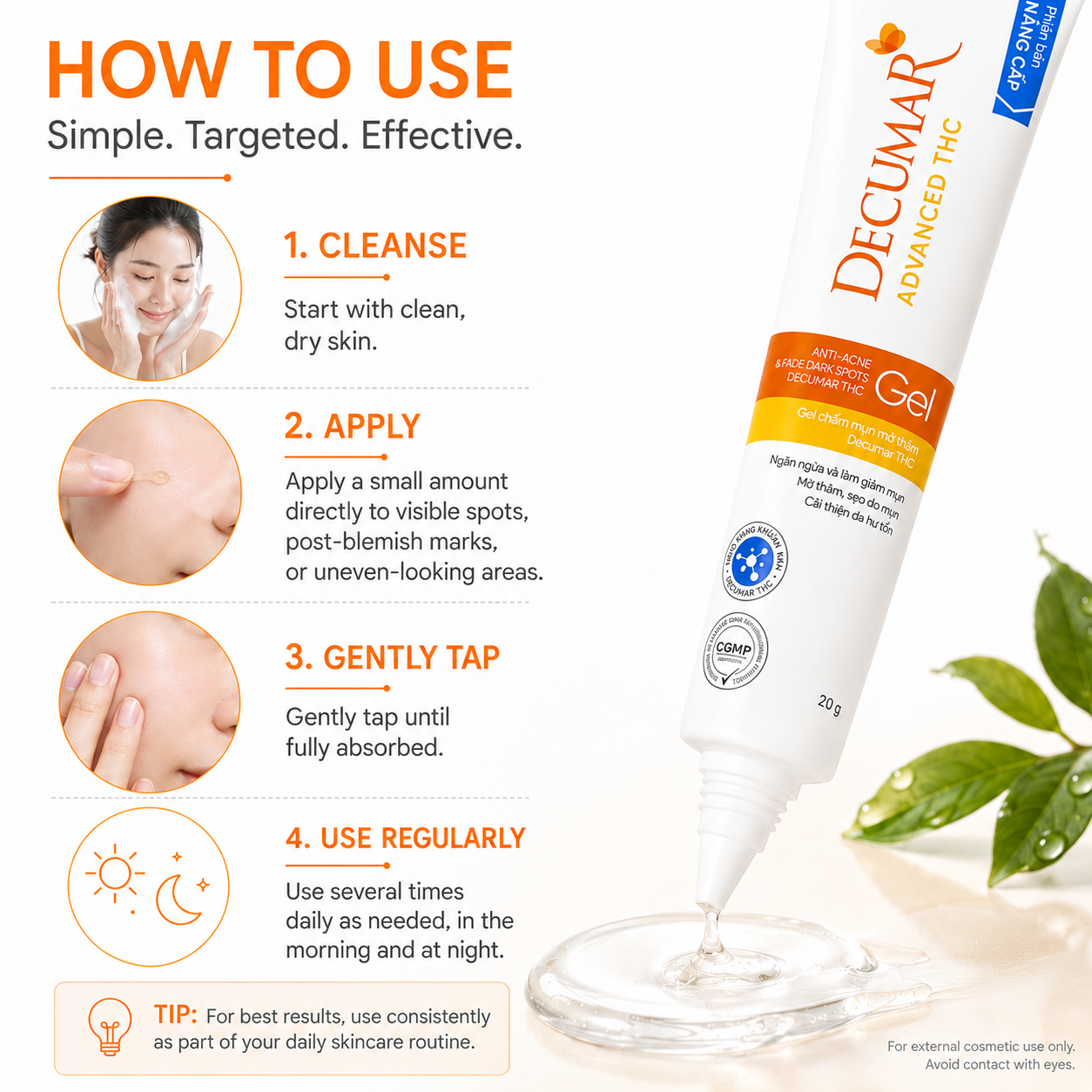 Decumar THC Anti-Acne Gel Cream
