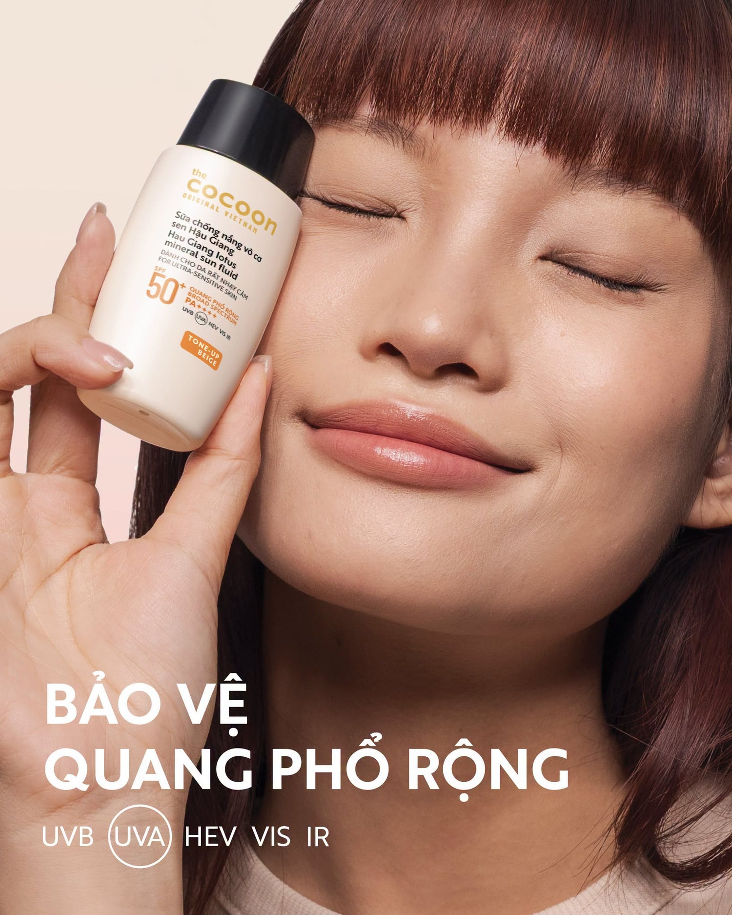 Lotus Hau Giang Mineral UV Defense Cream 50ml - 100% vegan cosmetic