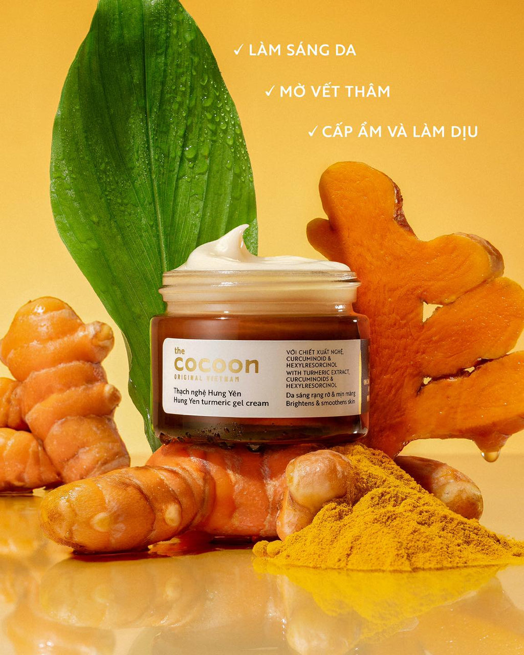 B3G1 Cocoon Turmeric Brightening Face Mask Trio -  100% Vegan Cosmetic