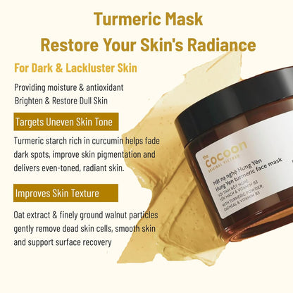 Cocoon Hung Yen Turmeric Face Mask - 100% Vegan Cosmetics