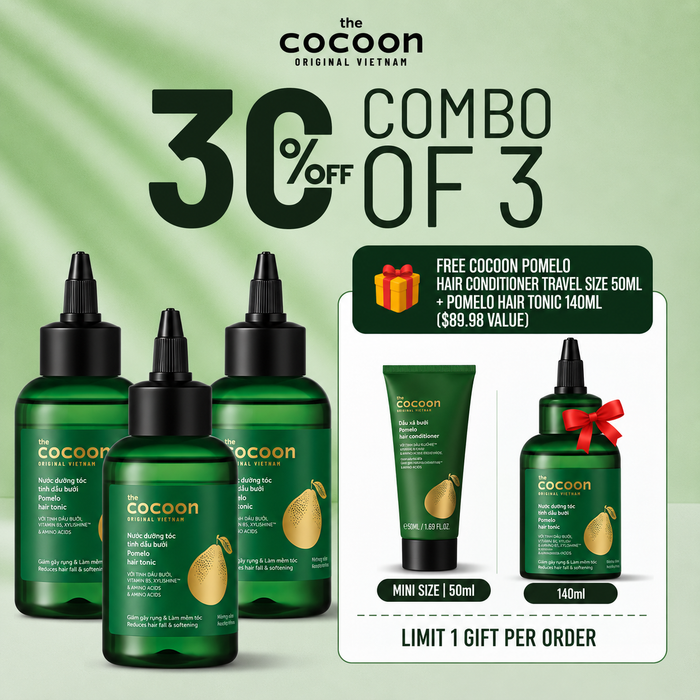Cocoon Pomelo Hair Tonic - 100% Vegan Cosmetics