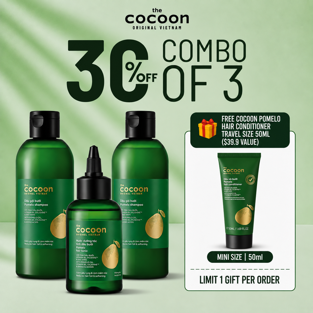 Combo 2x Pomelo Shampoo & 1x Hair Tonic - Holiday Sale