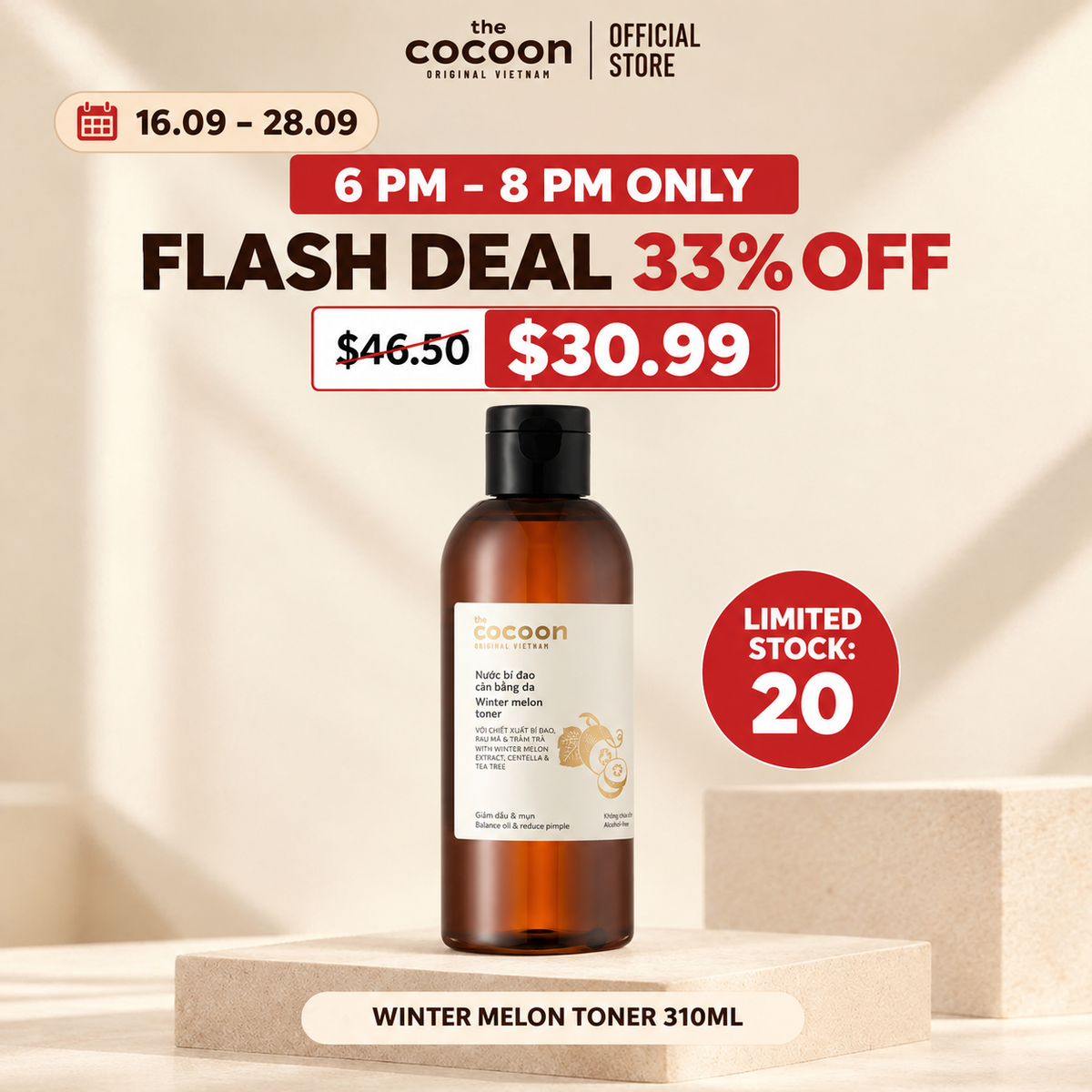 FS Winter Melon Toner - 100% Vegan Cosmetics