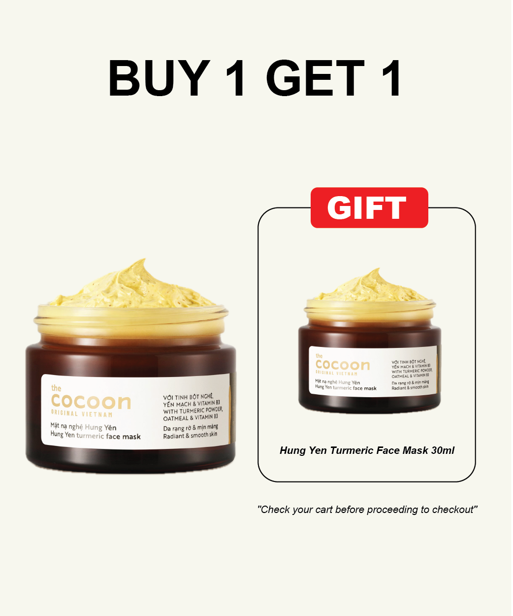 [B1G1] Hung Yen Turmeric Face Mask