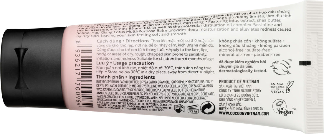Hau Giang Lotus Multi-purpose Balm - 100% Vegan Cosmetics