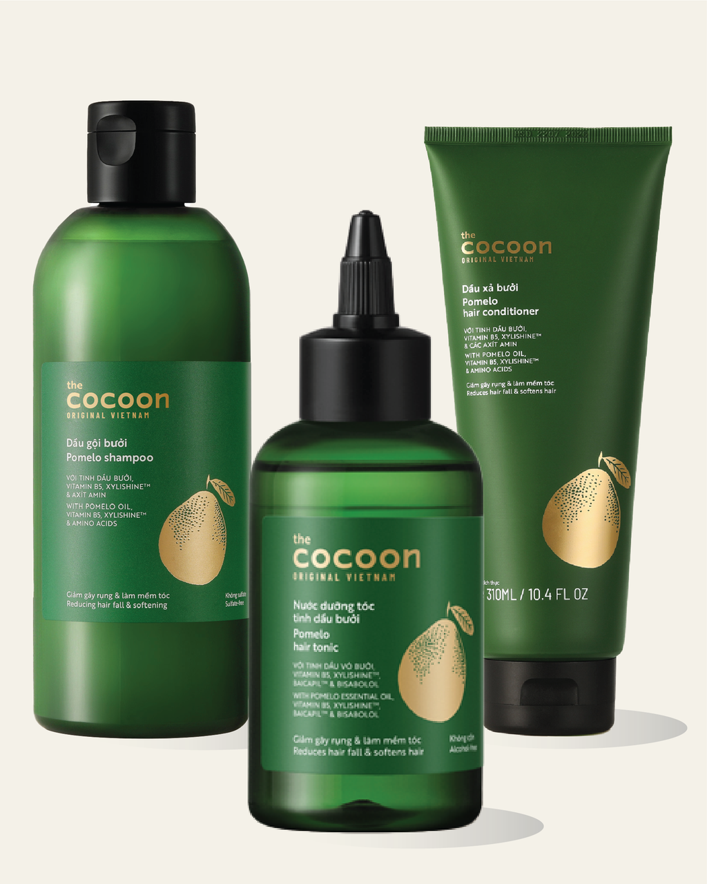 Cocoon Pomelo Shampo 310ml - 100% Vegan Cosmetics