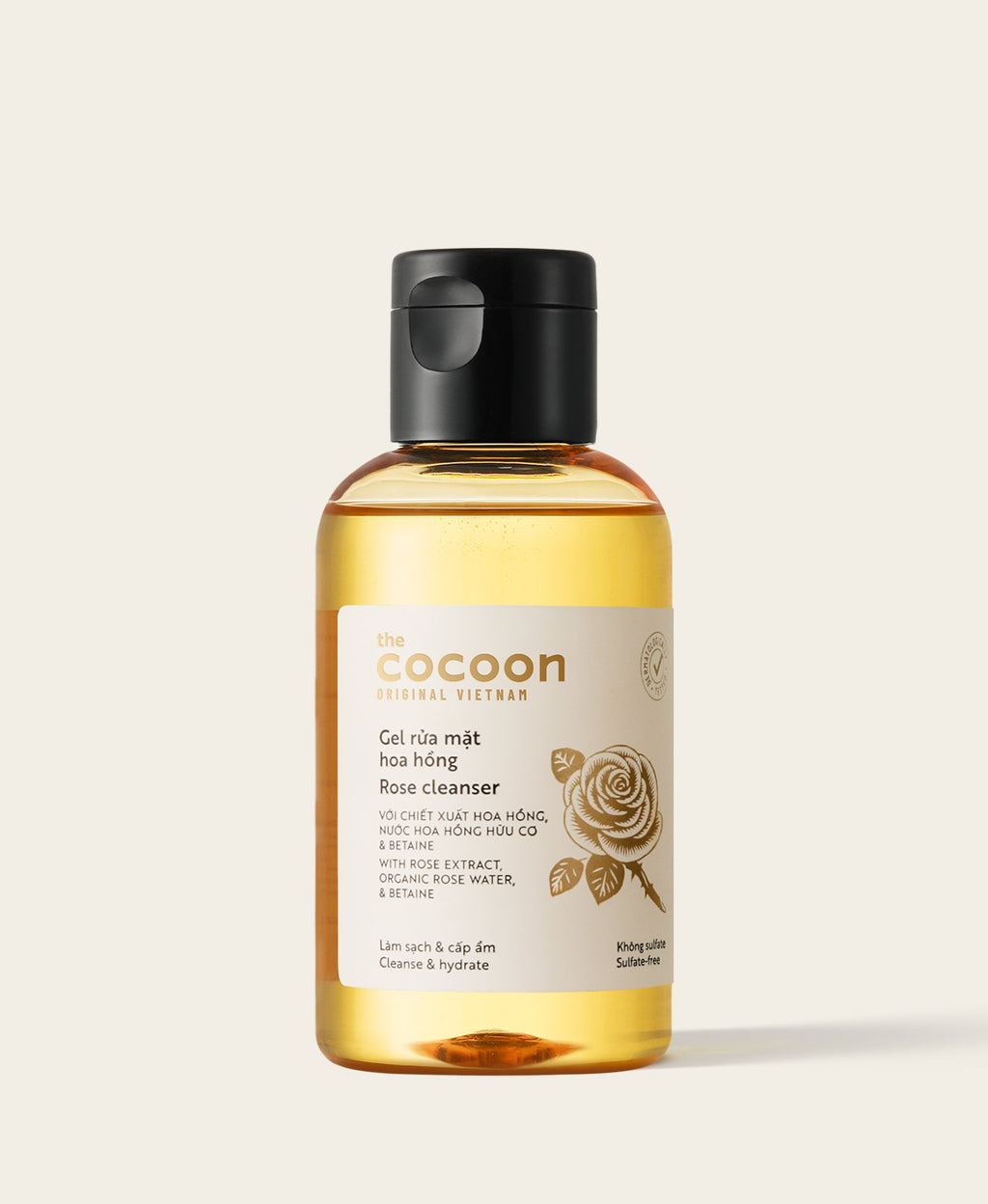 Rose Cleanser - 100% Vegan Cosmetics