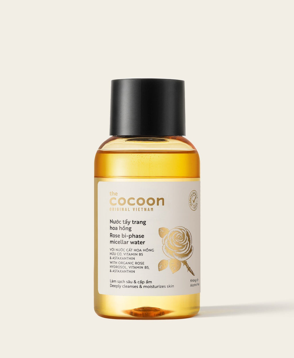 Rose bi-phase micellar water 310ml - 100% Vegan Cosmetics