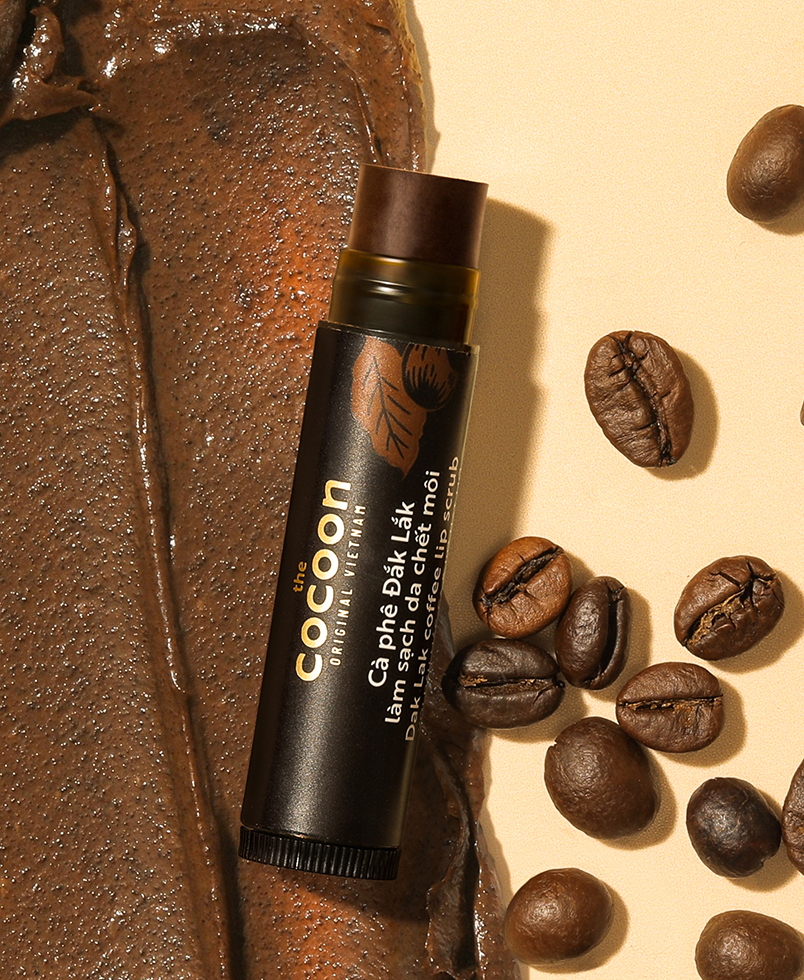 Dak Lak Coffee Lip Scrub - 100% Vegan Cosmetics