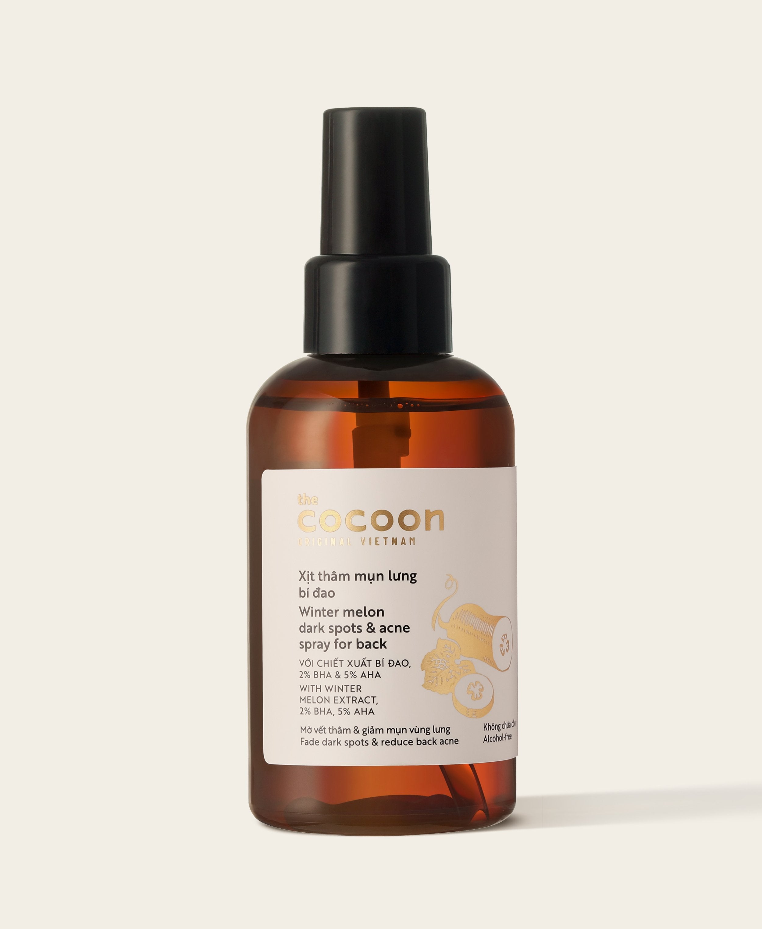 Winter Melon Dark Spots & Acne Spray for Back - 100% Vegan Cosmetics