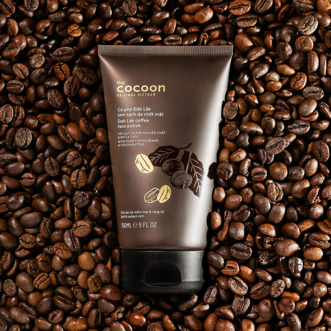 Dak Lak Coffee Face Polish - 100% Vegan Cosmetics