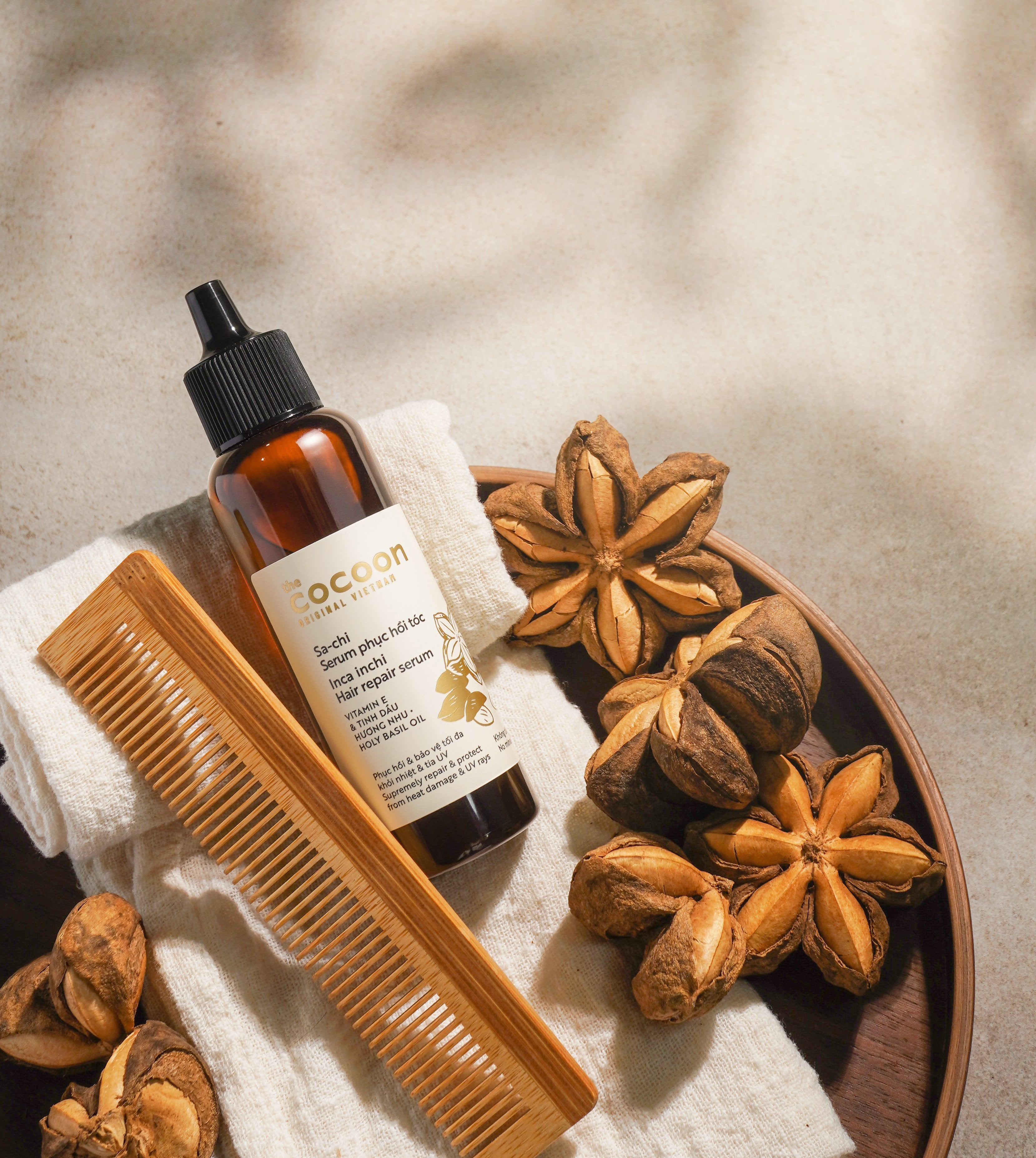 Sacha Inchi Hair Repair Serum - 100% Vegan Cosmetics